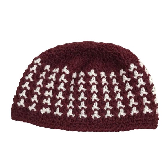 Brand New Handmade Crochet Simple Fitted Beanie for Teens or Adult - Picture 3 of 4